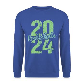 Lycée Jeunes Filles Lycée 2024 - Sweat-shirt Unisexe - bleu royal - Devant - Alina (178cm) & Michal (187cm)
