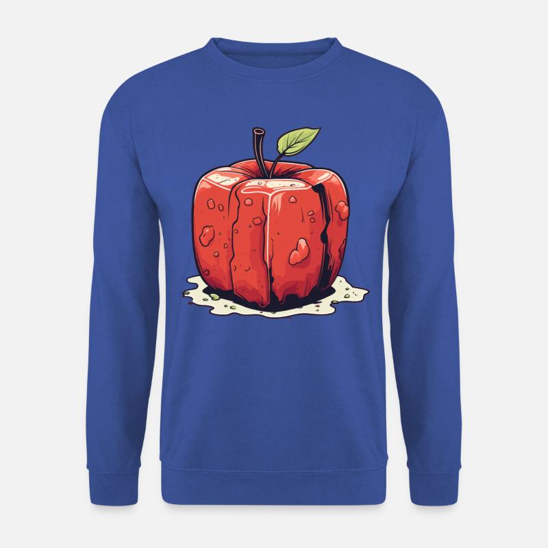 Würfel Apfel Cube Apple - Unisex Sweatshirt - royal blue