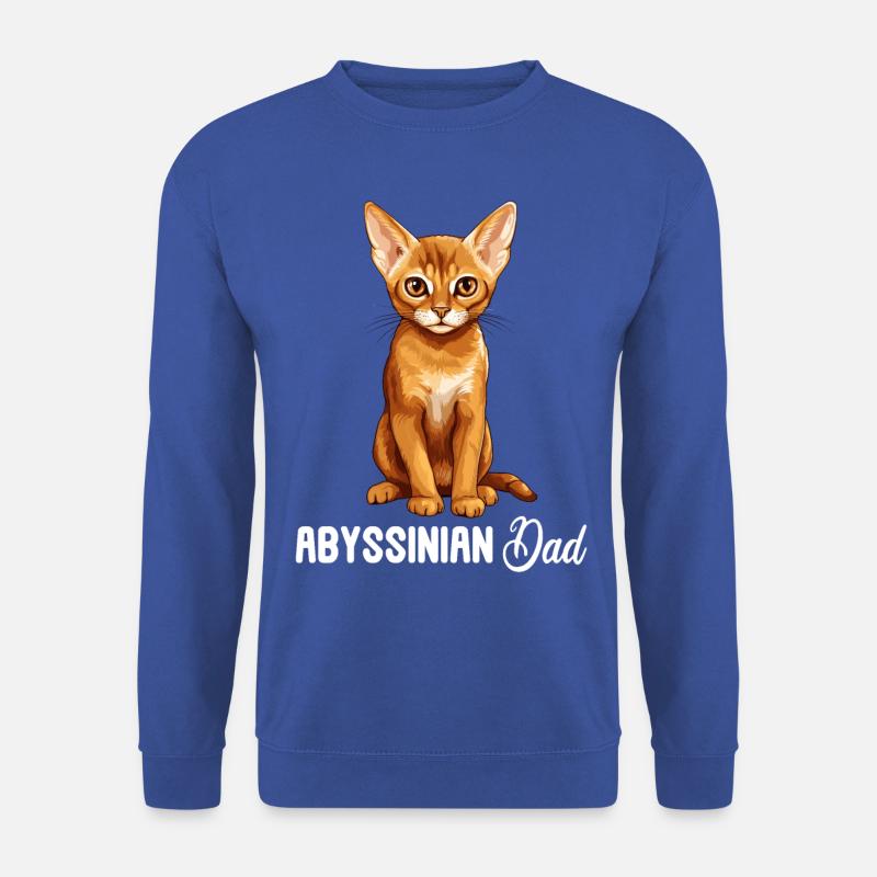 Abyssinian Cat Abessinierkatze - Unisex Pullover - Royalblau