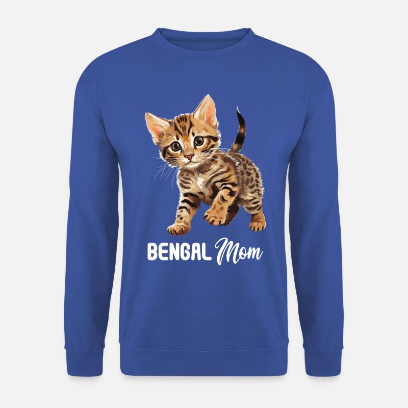 Bengal Cat Bengalkatze - Unisex Sweatshirt - royal blue