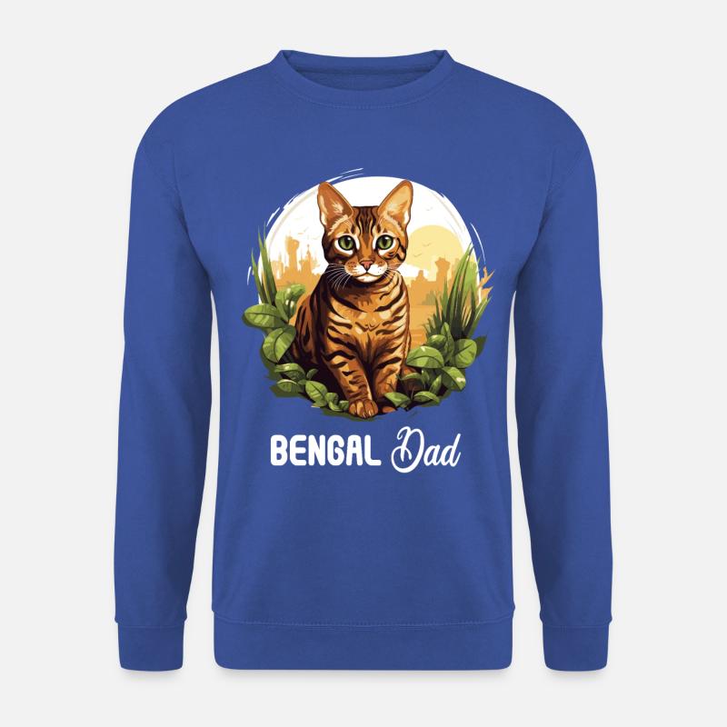 Bengal Cat Bengalkatze - Unisex Sweatshirt - royal blue
