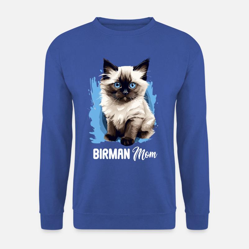 Birman Cat Birma Katze - Unisex Sweatshirt - royal blue