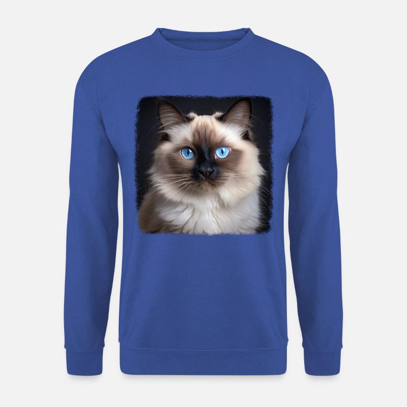 Birman Cat Birma Katze - Unisex Sweatshirt - royal blue