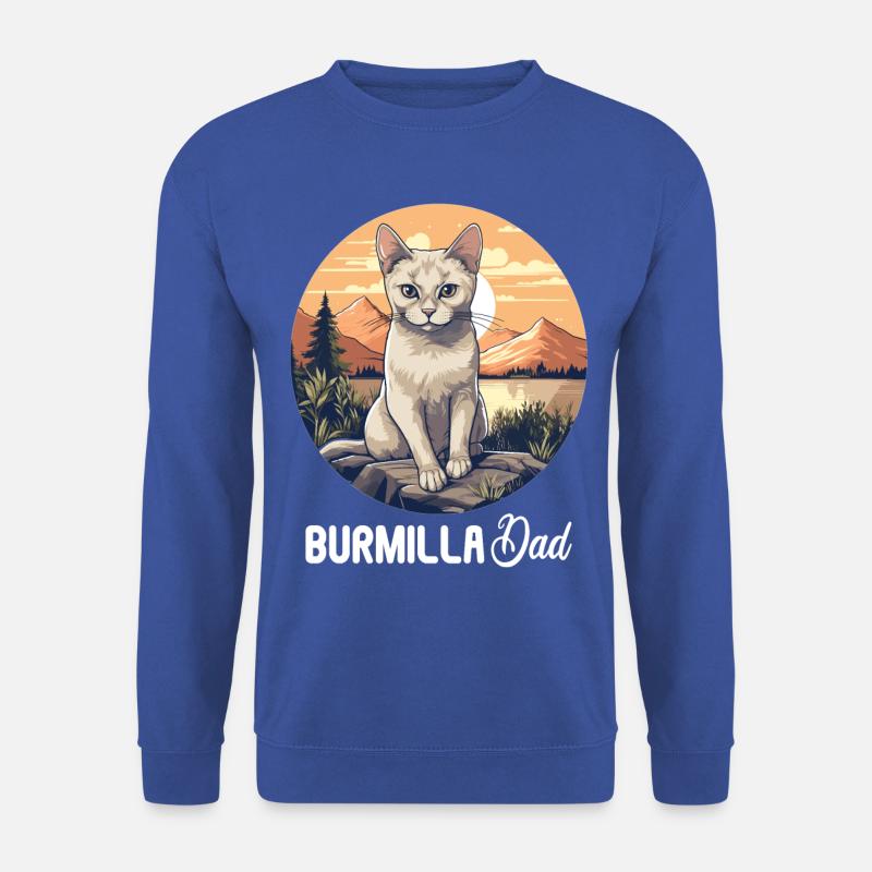 Burmilla Kitten Burmilla Cat - Unisex Sweatshirt - royal blue