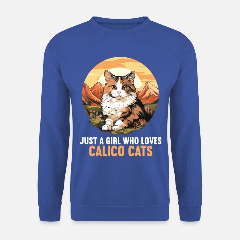 Calico Cat Glückskatze - Unisex Pullover - Royalblau