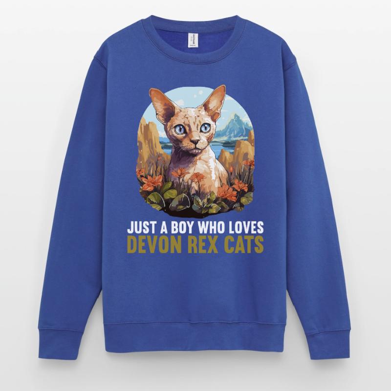 Devon Rex Kätzchen Devon Rex Katze Unisex Pullover