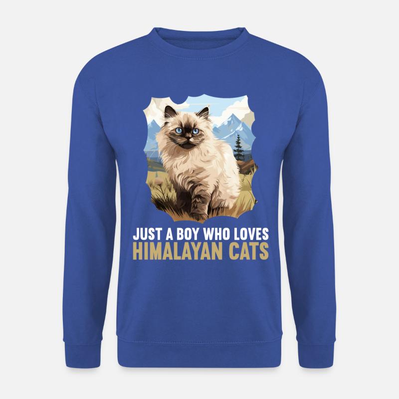 Himalayan Cat Colourpoint Katze - Unisex Sweatshirt - royal blue