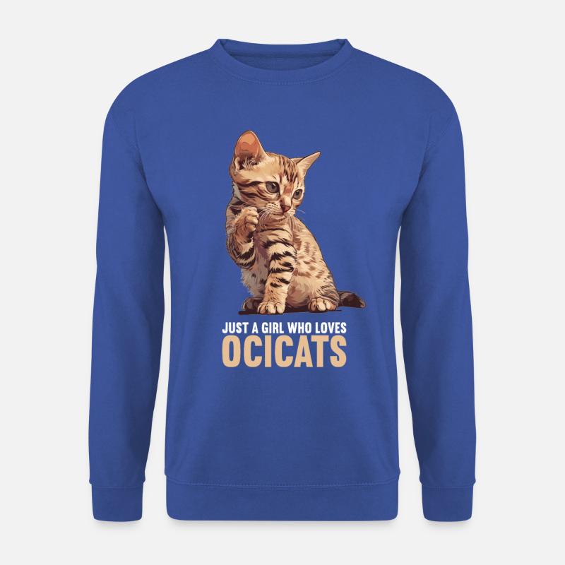 Ocicat Kitten Ocicat Cat - Unisex Sweatshirt - royal blue