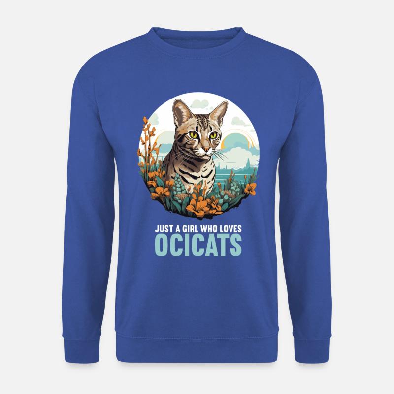 Ocicat Kitten Ocicat Cat - Unisex Sweatshirt - royal blue