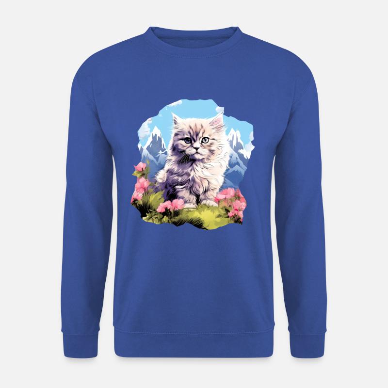 Persian Cat Perserkatze - Unisex Pullover - Royalblau