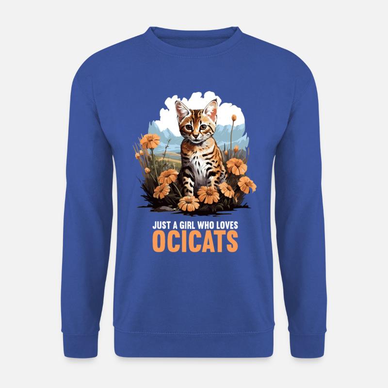 Ocicat Kitten Ocicat Cat - Unisex Sweatshirt - royal blue