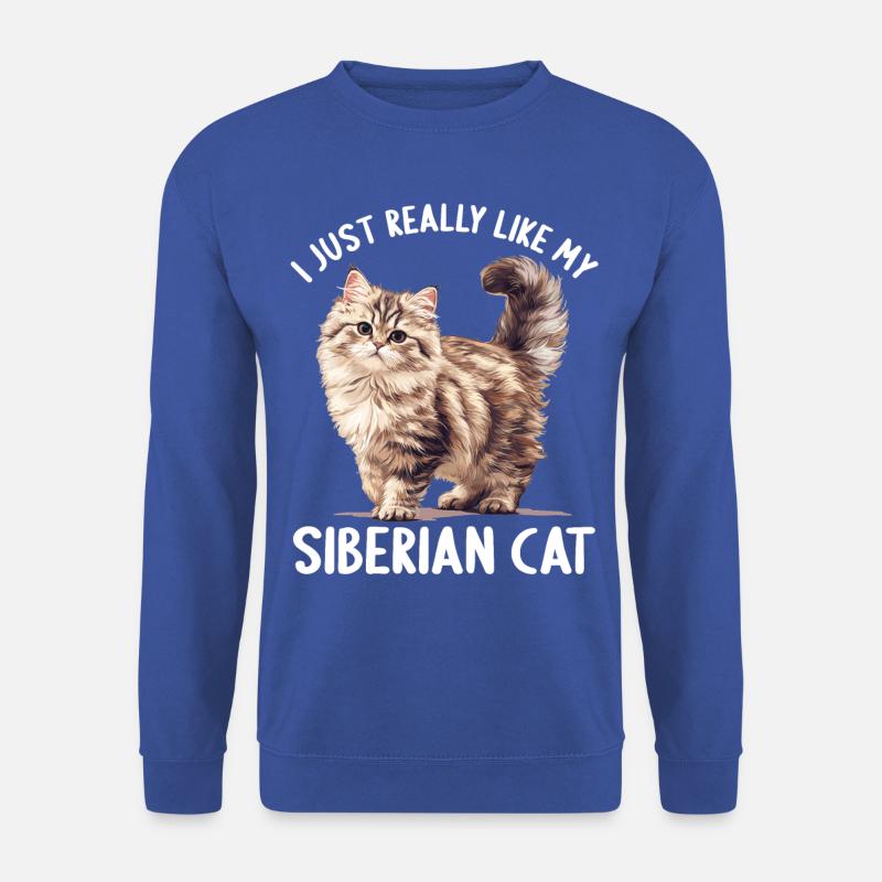 Siberian Cat Sibirische Katze - Unisex Sweatshirt - royal blue