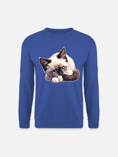 Snowshoe Kitten Snowshoe Cat - Unisex Sweatshirt - royal blue
