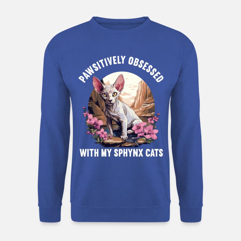 Sphynx Kätzchen Sphynx Katze - Unisex Pullover - Royalblau