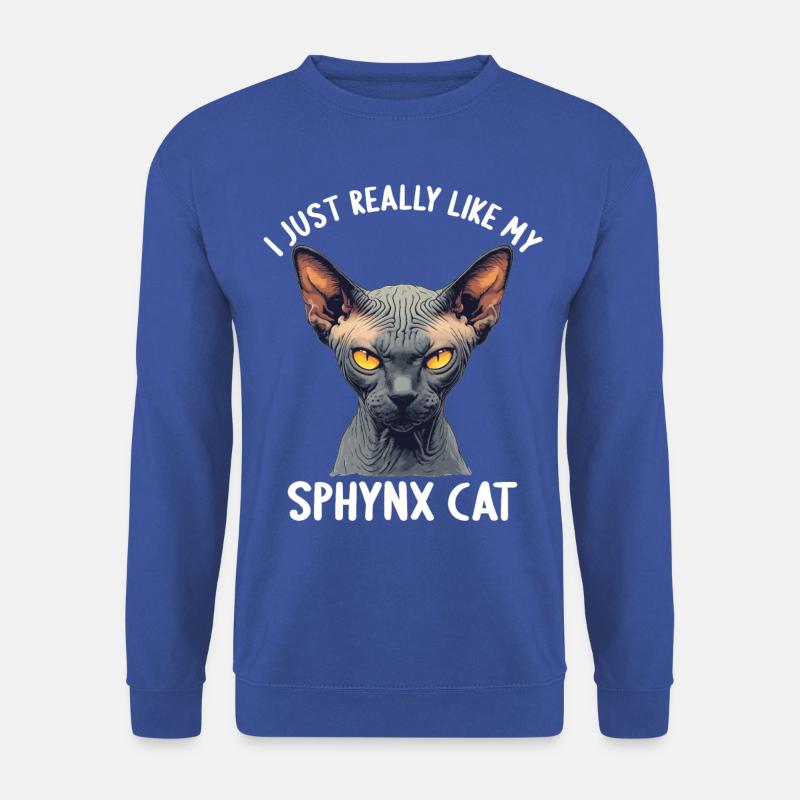 Sphynx Kätzchen Sphynx Katze - Unisex Pullover - Royalblau