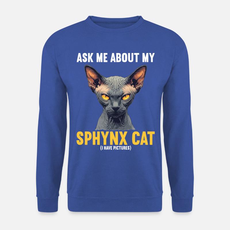 Sphynx Kätzchen Sphynx Katze - Unisex Pullover - Royalblau