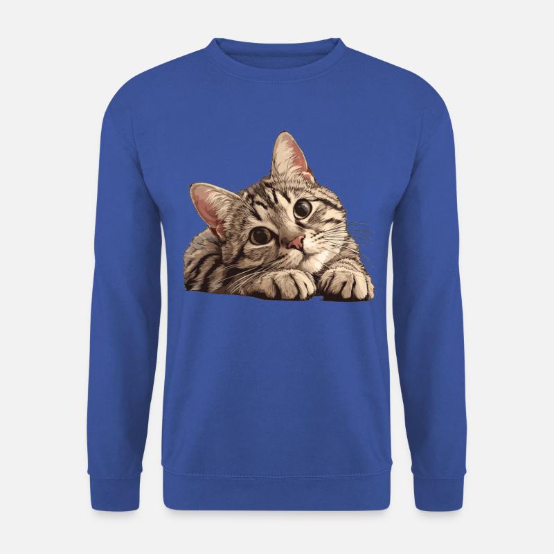 Tabby Kätzchen Tabby Katze - Unisex Pullover - Royalblau