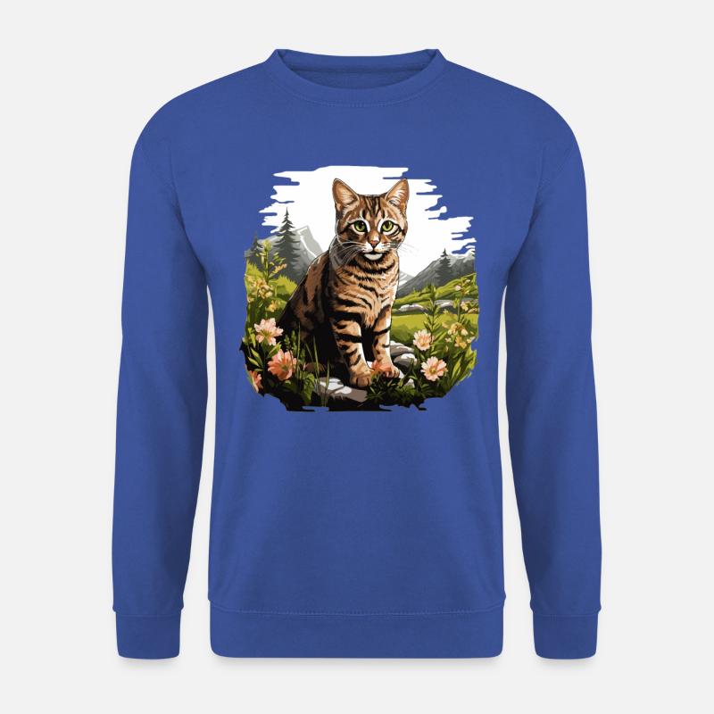 Tabby Kätzchen Tabby Katze - Unisex Pullover - Royalblau