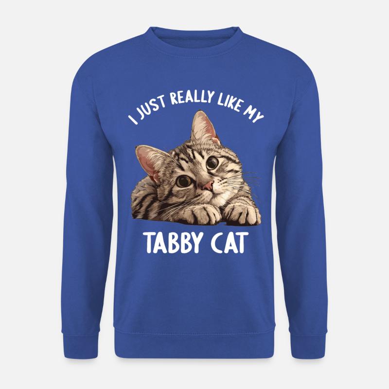 Tabby Kätzchen Tabby Katze - Unisex Pullover - Royalblau