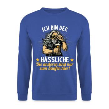 the ugly one marries bachelor party bachelor party - Unisex Sweatshirt - royal blue - Front - Alina (178cm) & Michal (187cm)