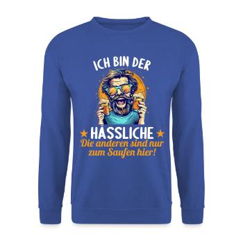 the ugly one marries bachelor party bachelor party - Unisex Sweatshirt - royal blue - Front - Alina (178cm) & Michal (187cm)