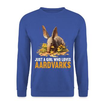Aardvarks Aardvarks - Sweat-shirt Unisexe - bleu royal - Devant - Alina (178cm) & Michal (187cm)