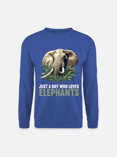 Elefanten Elefant - Unisex Pullover - Royalblau