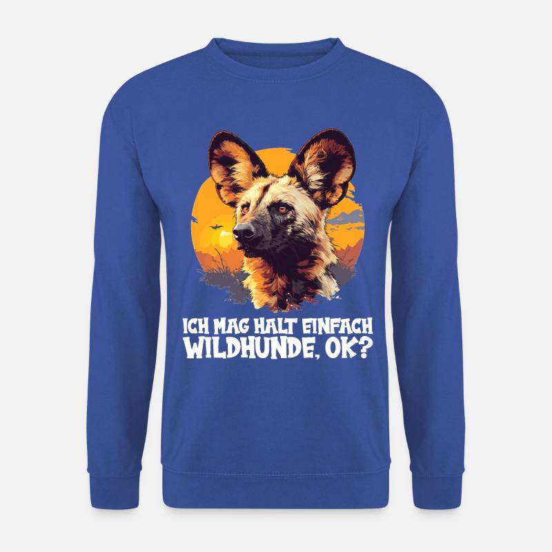 Wildhunde Wildhund - Unisex Pullover - Royalblau