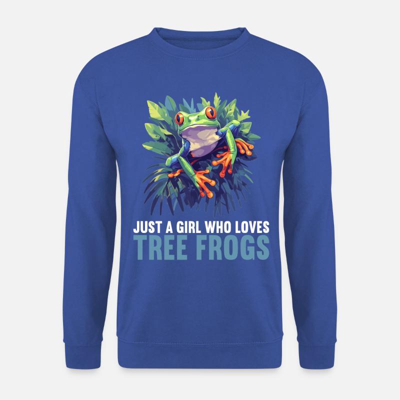 Tree Frog Baumfrösche Baumfrosch - Unisex Sweatshirt - royal blue