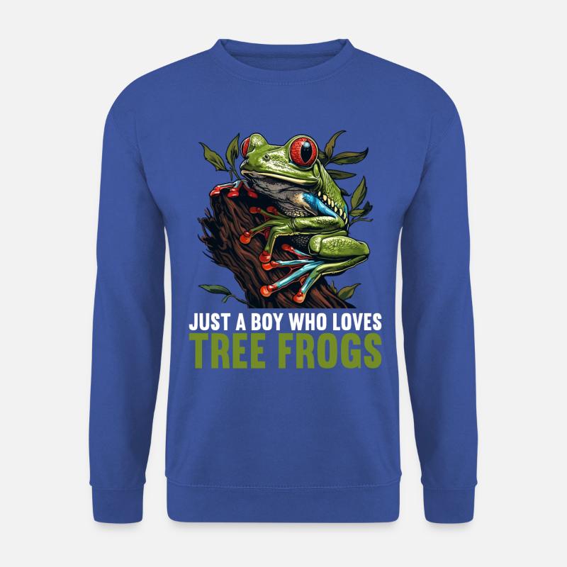 Rainette Baumfrösche Baumfrosch - Sweat-shirt Unisexe - bleu royal