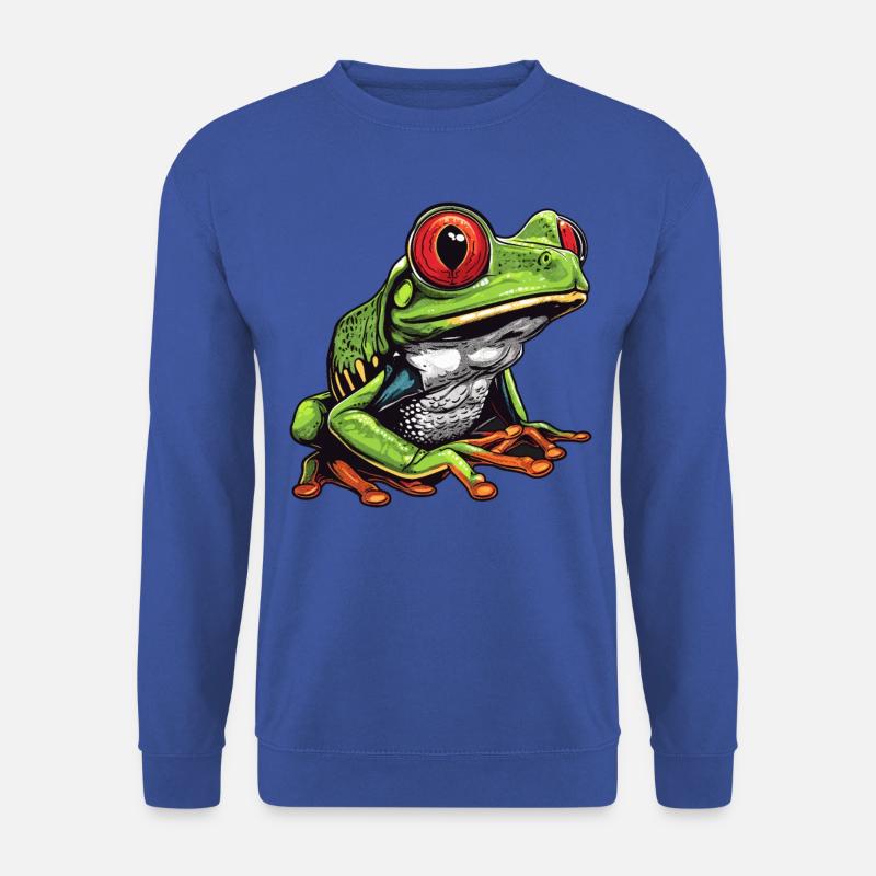 Rainette Baumfrösche Baumfrosch - Sweat-shirt Unisexe - bleu royal
