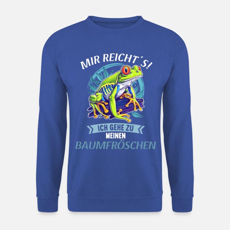Rainette Baumfrösche Baumfrosch - Sweat-shirt Unisexe - bleu royal