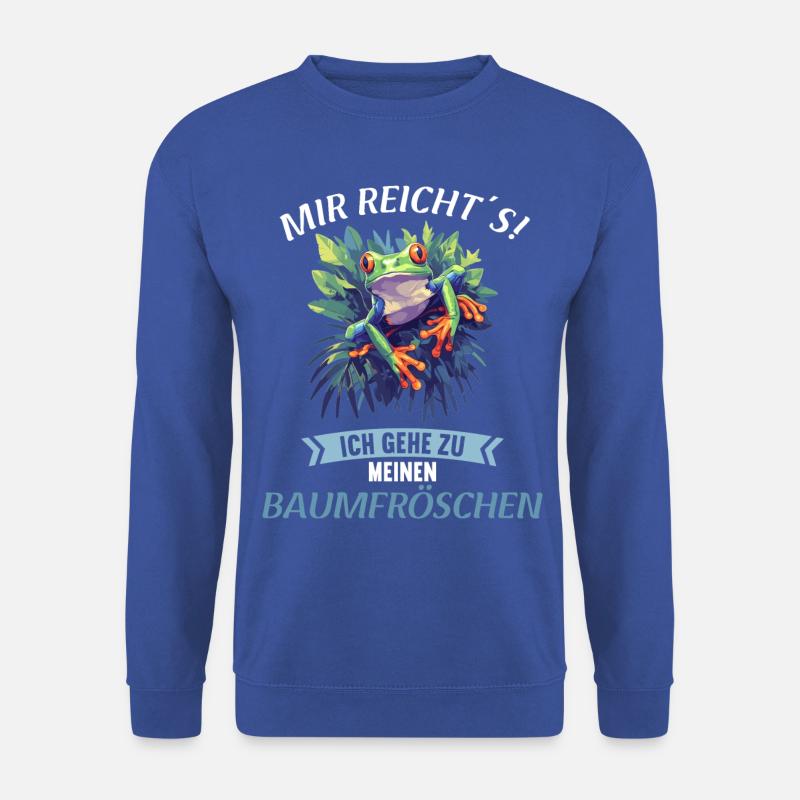 Tree Frog Baumfrösche Baumfrosch - Unisex Pullover - Royalblau