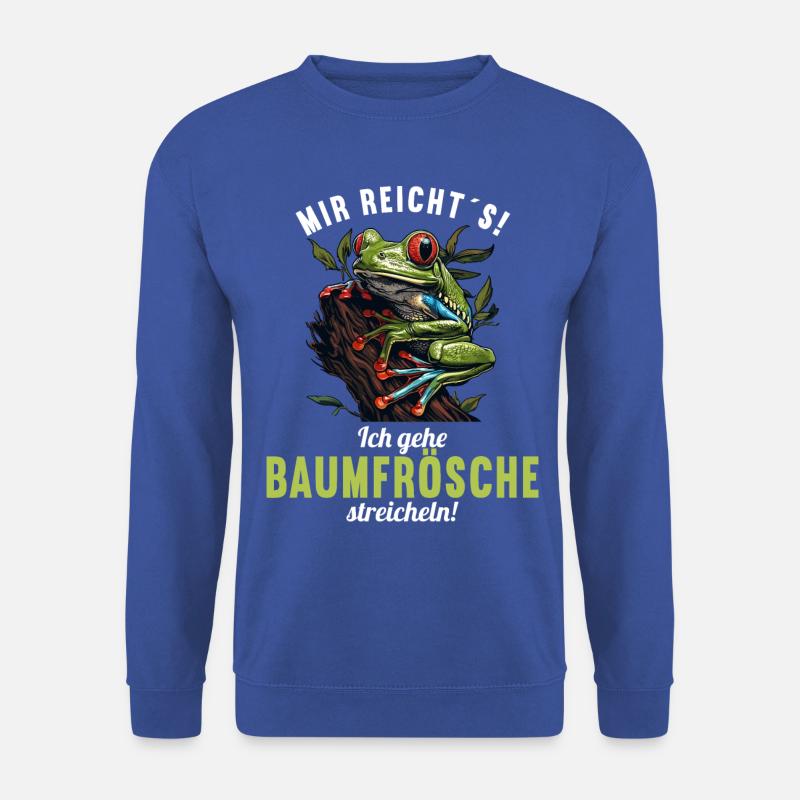 Tree Frog Baumfrösche Baumfrosch - Unisex Pullover - Royalblau