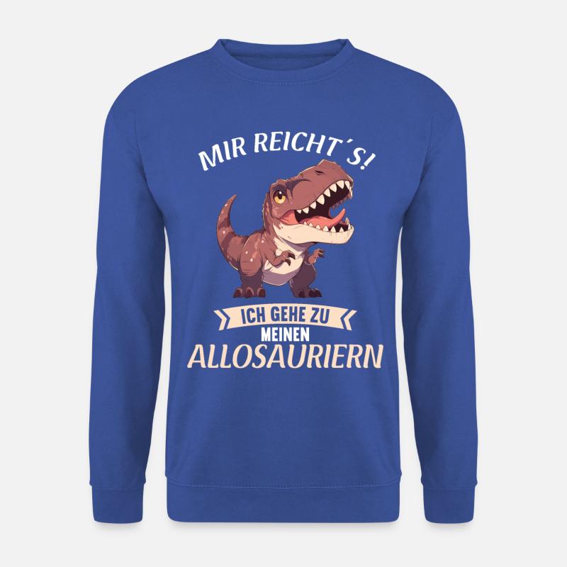 Allosaurier Allosaurus - Unisex Pullover - Royalblau
