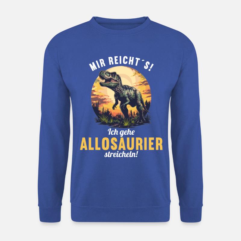 Allosaurier Allosaurus - Unisex Pullover - Royalblau