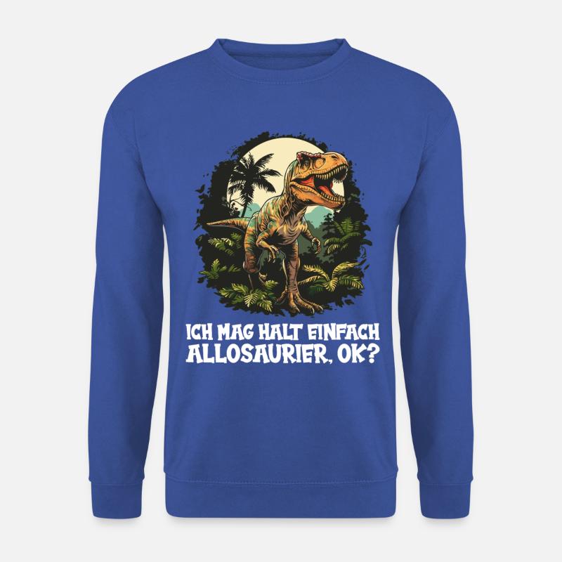 Allosaurier Allosaurus - Unisex Pullover - Royalblau