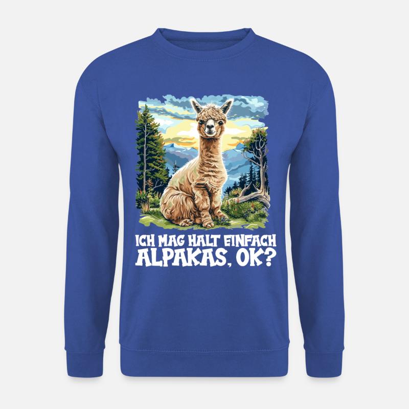 Alpaca Alpacas Alpaca - Unisex Sweatshirt - royal blue