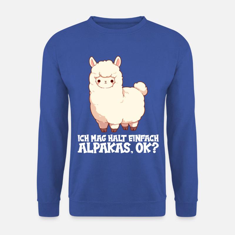 Alpaca Alpacas Alpaca - Unisex Sweatshirt - royal blue