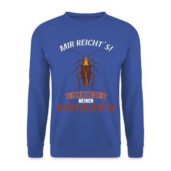 Cockroach cockroaches cockroach - Unisex Sweatshirt - royal blue - Front - Alina (178cm) & Michal (187cm)