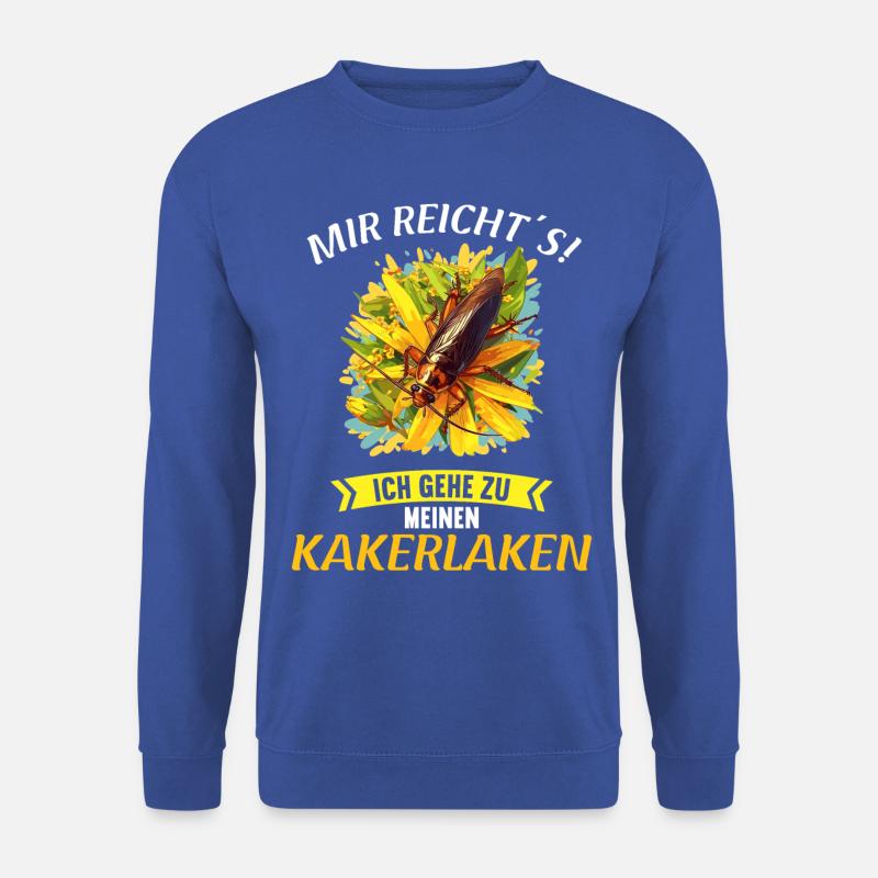 Cockroach Kakerlaken Kakerlake - Unisex Pullover - Royalblau