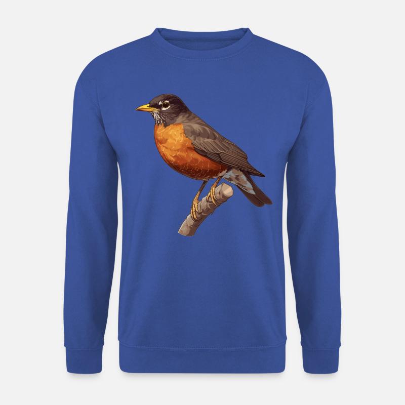 Robin Rotkehlchen - Unisex Pullover - Royalblau