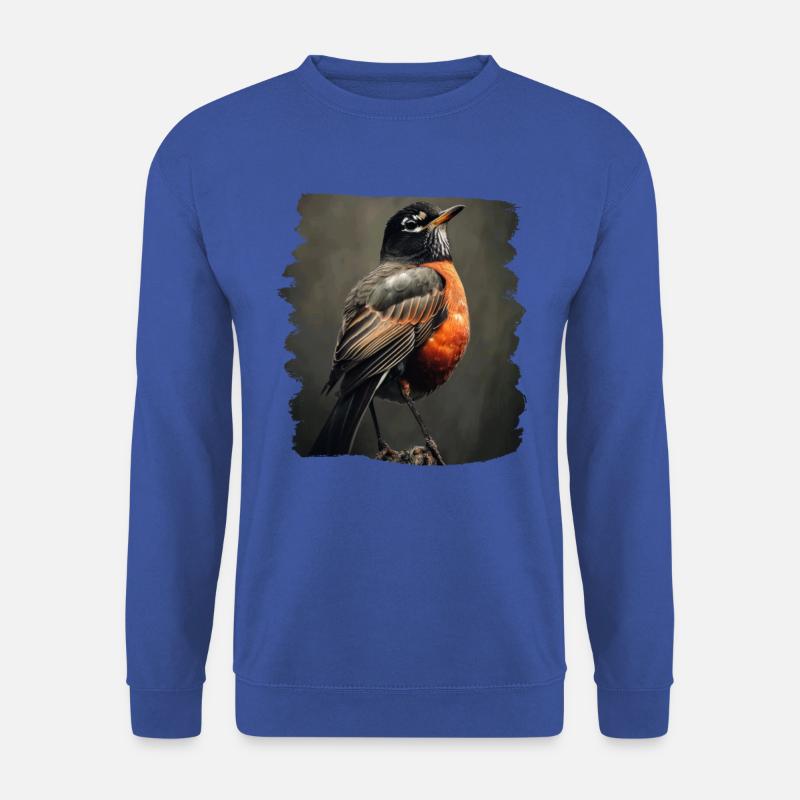 Robin Rotkehlchen - Unisex Pullover - Royalblau