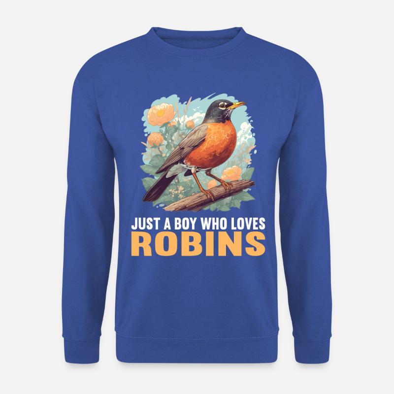 Robin Rotkehlchen - Unisex Pullover - Royalblau