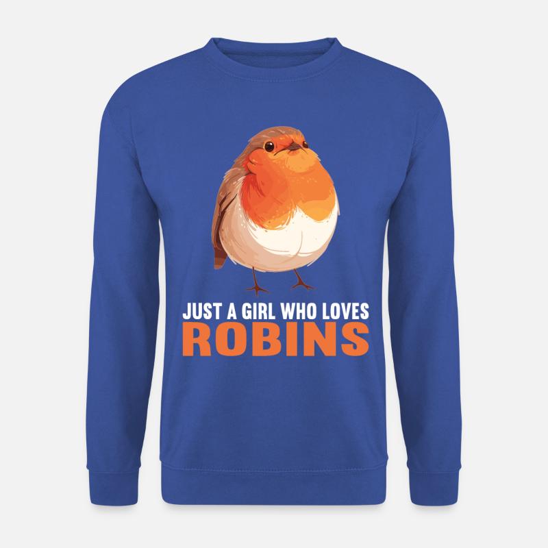 Robin Rotkehlchen - Unisex Sweatshirt - royal blue