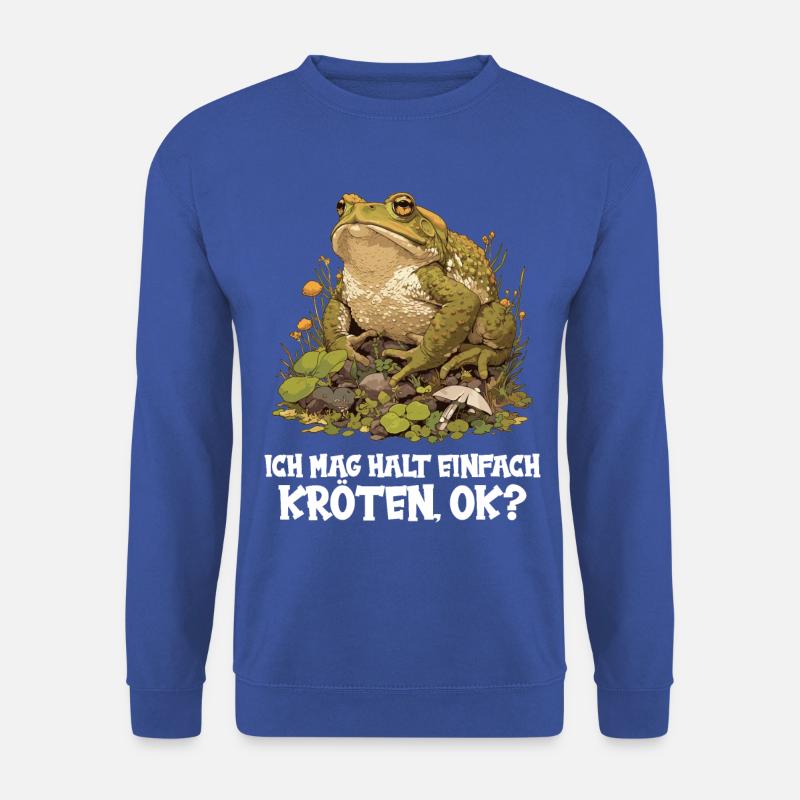 Toad Kröten Kröte - Unisex Pullover - Royalblau