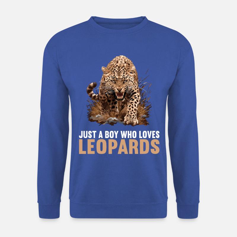 Leoparden Leopard - Unisex Sweatshirt - royal blue