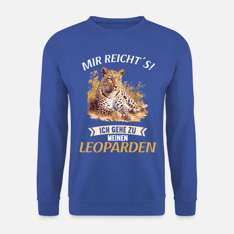 Leoparden Leopard - Unisex Sweatshirt - royal blue