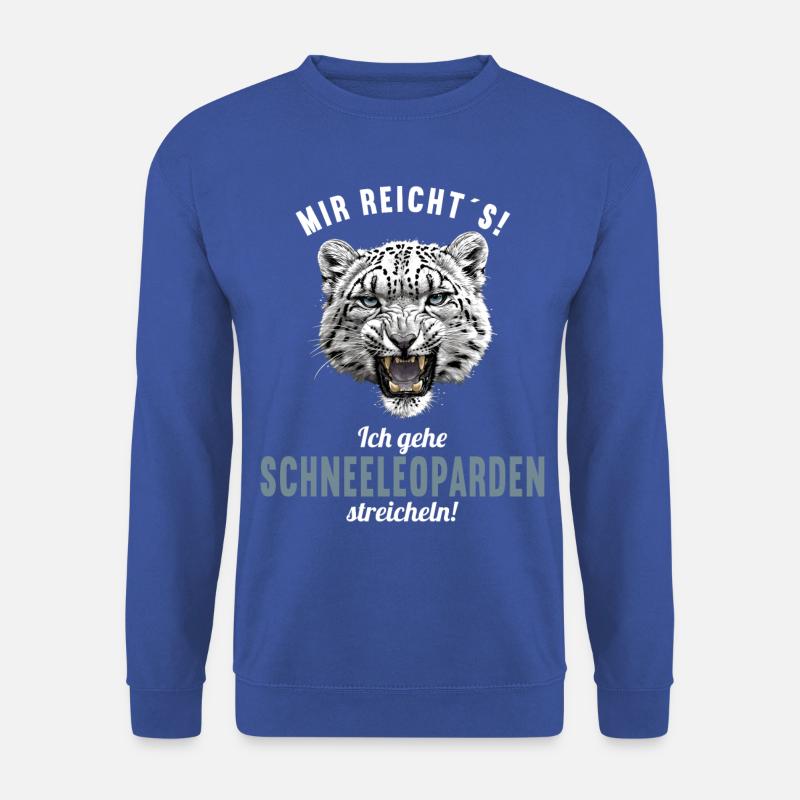 Snow Leopard Schneeleoparden Schneeleopard - Unisex Sweatshirt - royal blue