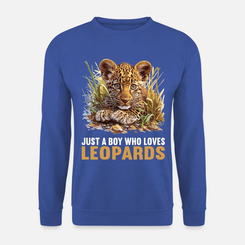Leoparden Leopard - Unisex Pullover - Royalblau